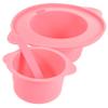 HONMEET Heat-resistant Silicone Bowl Wax Melting Pot for Facial Mask Tool Hair Removal Wax Warmer Bowl view 1