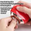 Automatic Electric Nail Clipper for Adults for Seniors Nail Clippers USB Rechargeable Nail Grinders for Men Nail Debris Storage (Green,78x80x33mm) view 3