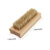 Anneome 2pcs Bathroom Cleaning Supplies Wooden Nail Brush Comfortable Hand Cleaning Tool Easy to Carry Store view 3