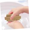 Anneome 2pcs Bathroom Cleaning Supplies Wooden Nail Brush Comfortable Hand Cleaning Tool Easy to Carry Store view 4