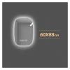 24 X 35 Inch Shower Smart Bath Mirror Self Haircut Anti Fog Cabinet Wall Mounted Bath Mirrors Oval Bath Mirrors,Mirrors view 2