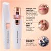 Beauty Techniques Finishing Touch Flawless Women's Painless Hair Remover, Rechargeable,White/Rose Gold Eyebrow & Facial Trimmer: 2 in1 Rechargeable view 4