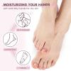 AUSLKA Moisturizing Foot Mask, Moisturizing Socks, Hydrating Moisturizer Sock for Dry Cracked Feet Heel, Leave Your Feet Moisture and Smooth(Shea Butter) - 6 Packs view 3