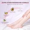 AUSLKA Moisturizing Foot Mask, Moisturizing Socks, Hydrating Moisturizer Sock for Dry Cracked Feet Heel, Leave Your Feet Moisture and Smooth(Shea Butter) - 6 Packs view 4