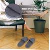 2 Pairs Foldable Travel Slippers for Adults, Non Slip Sole view 2