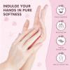 AUSLKA Hand Mask Moisturizing Glove 6 Pairs, Hand Care Moisturizing Gloves with Shea Butter, Hydrating Hand Masks, Hand Peeling Mask for Dry& Dead Skin, Men Women (Rose) view 4