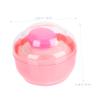 minkissy 2pcs Powder Puff Applicator Body Powder Puff and Container for Boys and Girls Easy to Refill Travel Friendly view 2
