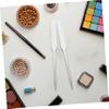 FRCOLOR Cosmetic Mixing Spatula Makeup Mixing Tool Stainless Steel Makeup Spatula view 3