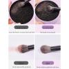 2 Pack Makeup Brush Cleaner Dry Sponge to Remove Eyeshadow Blush Powder Brush Color Change Clean Quickily and Easily Portable for Home or Travel Makeup view 4
