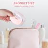 3 in 1 Electric Nail Clipper for Seniors, Baby Nail Trimmer Electric Automatic Trimmer, Safe Electric Toenail Clippers Nail File Tools for Adult, Manicure Kit Grinder with Polishing(Pink) view 2