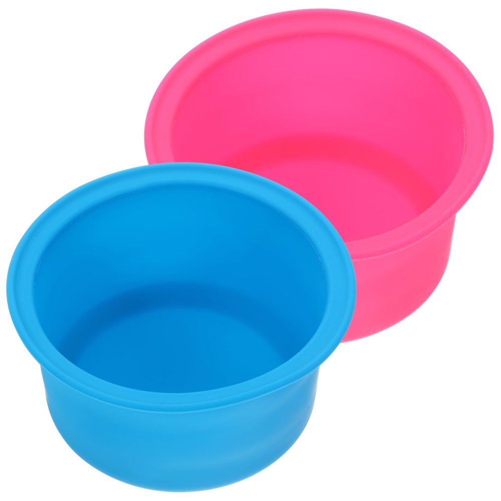 Beatifufu 2pcs Wax Heater Accessory DIY Beauty Tool Simple Wax Melting Bowl Smooth Non-Stick Surface