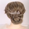 Aimimier Dainty Crystal Flower Hair Comb Sparkly Rhinestone Inlaid Hair Piece Long Teeth Side Combs Wedding Hair Accessories for Women (Clear) view 2