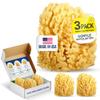 Baby Buddy Baby Bath 4in Yellow Sea Sponge, Absorbent Natural Sea Sponge, Soft on Tender Skin, Biodegradable, Hypoallergenic, Bath Accessories for Bathing, 3 Pack view 1