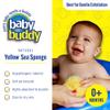 Baby Buddy Baby Bath 4in Yellow Sea Sponge, Absorbent Natural Sea Sponge, Soft on Tender Skin, Biodegradable, Hypoallergenic, Bath Accessories for Bathing, 3 Pack view 2