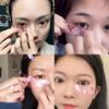Black Wings 6 Pairs Silicone Eye Patches with Self-Adhesive Design - Cute Bear & Rabbit Inspired Eye Care Patches (numerous flowers 6 pairs) view 3