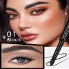 2 Pcs Black Eyebrow Pencil Set for Women,0.1mm Ultra-Fine Waterproof Mechanical Brow Tinted Pen,Long Lasting Professional Brow Micro Eyebrow Retractable Pencil Definer Shaping&Filling Sparse Brow-01 view 2