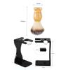 FOYTOKI Men's Beard Grooming Set Shaving Brush Kit with Durable Bowl and Stand for Home Use and Materials Friends view 3