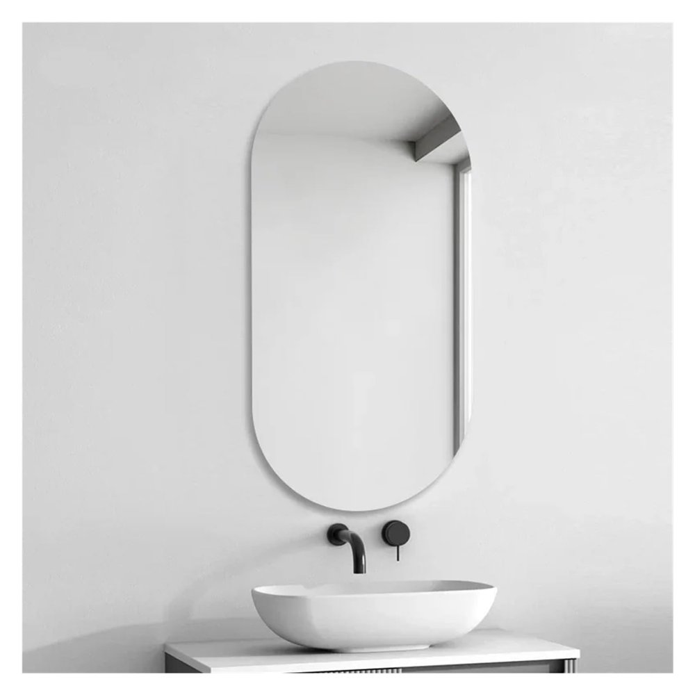 20 X 40 Inch Oval Shower Bath Mirror Cabinet Wall Mounted Magnifying Self Haircut Shaving Bath Mirror,Mirrors