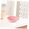 FRCOLOR Silicone Makeup Brush Cleaning Bowl Brush Scrubber Drying Rack Net for Friends view 2