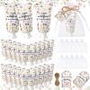 Dansib 48 Sets Wildflower Baby Shower Hand Cream Gifts Baby Shower Hand Cream Party Favors for Guests Wildflower Gift Bulk Travel Size Lotion Set for Guest view 1