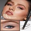 2 Pcs Dark Brown Eyebrow Pencil Set for Women,0.1mm Ultra-Fine Waterproof Mechanical Brow Tinted Pen,Long Lasting Professional Micro Eyebrow Retractable Pencil Definer Shaping&Filling Sparse Brow-03 view 2
