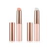 2 Pcs Silicone Lip Brush Lip Round Head Lip Brushes Applicator Lipstick Makeup Brush Concealer Brush Facial Makeup Brush with Cap for Lipstick Lip Gloss Lip Balm Concealer view 1