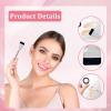 JDBZYDM 3 Pcs Make Up Spatula Tool including Cosmetic Makeup Mixing Palette Flat Foundation Brush Foundation Spatula for Nail Art Eye Shadow Facial Cosmetic Pigment Blending view 3