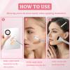 JDBZYDM 3 Pcs Make Up Spatula Tool including Cosmetic Makeup Mixing Palette Flat Foundation Brush Foundation Spatula for Nail Art Eye Shadow Facial Cosmetic Pigment Blending view 4