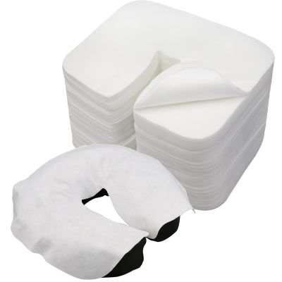 1000 Count Disposable Face Cradle Covers, Medical-Grade, Ultra Soft, Luxurious, Non-Sticking Massage Face Covers, Headrest Covers for Massage Tables & Massage Chairs
