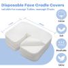 1000 Count Disposable Face Cradle Covers, Medical-Grade, Ultra Soft, Luxurious, Non-Sticking Massage Face Covers, Headrest Covers for Massage Tables & Massage Chairs view 2