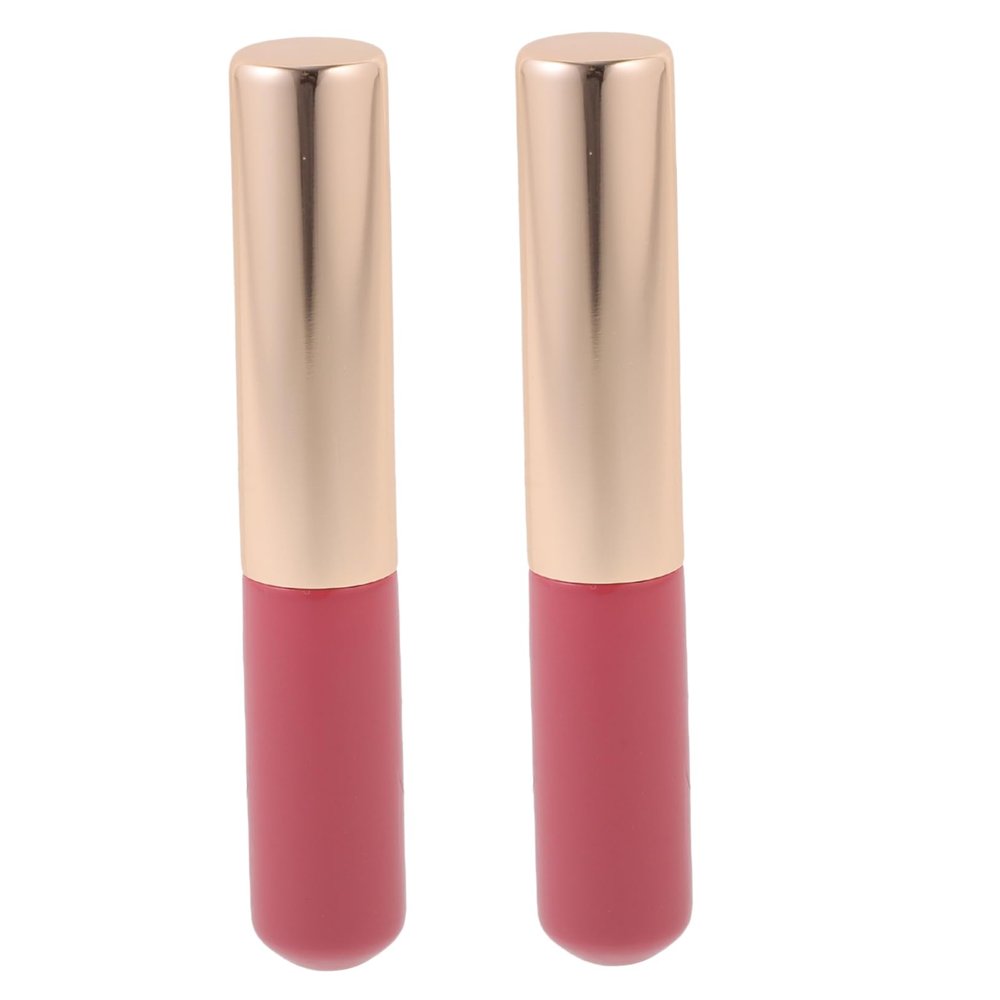 VINTORKY 2pcs Reusable Silicone Lip Brush Lip Makeup Applicator Concealer Soft and Comfortable for Women Portable Cover Prevents Smudging