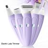 Electric Women Trimmer, 4 in 1 Womens Razors Set with Interchangeable Blades for Shaving, Trimmer Blades for Comfortable Hair Removal, Portable Electric Bikini Clipper for view 4
