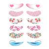 Black Wings 6 Pairs Silicone Eye Patches with Self-Adhesive Design - Cute Bear & Rabbit Inspired Eye Care Patches (Mix 6 pairs) view 1