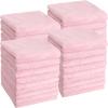 Shimeyao 40 Pack Bleach Proof Towels Microfiber Absorbent Resistant Hair Hand Towels Bulk Quick Dry for Barber Gym Bath Spa Shaving (Dark Pink,16 x 29 Inch) view 1