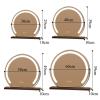 Illuminated Tabletop Vanity Mirror, Touchscreen Makeup Mirror Hollywood Vanity Mirror with Lights, Round Desktop Mirror, for Dressing Room, Bedroom, Table, 360Rotating Cosmetic Mirror(White,40cm) view 2