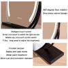 Illuminated Tabletop Vanity Mirror, Touchscreen Makeup Mirror Hollywood Vanity Mirror with Lights, Round Desktop Mirror, for Dressing Room, Bedroom, Table, 360Rotating Cosmetic Mirror(White,40cm) view 3