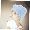 BIUDECO Microfiber Hair Towel Wrap Thickened Absorbent Shower Cap Quick Drying No Shedding Easy to Wear Versatile for Women's Hair Care view 2