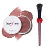 bayfree Multi Cream Blush & Blush Brush Set, Korean Makeup Blush for Cheeks, Multi-Use Face Balm, Lightweight & Hydrating, Blendable Color, Non-Greasy, Soft Bristles for Radiant Finish (Rose Crystal) view 1