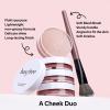 bayfree Multi Cream Blush & Blush Brush Set, Korean Makeup Blush for Cheeks, Multi-Use Face Balm, Lightweight & Hydrating, Blendable Color, Non-Greasy, Soft Bristles for Radiant Finish (Dewy) view 2