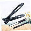 Beatifufu 3pcs Stainless Steel Nail Clippers Set Wide Jaw Opening Professional Nail Cutters Grooming Kit view 3