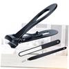 Beatifufu 3pcs Stainless Steel Nail Clippers Set Wide Jaw Opening Professional Nail Cutters Grooming Kit view 4