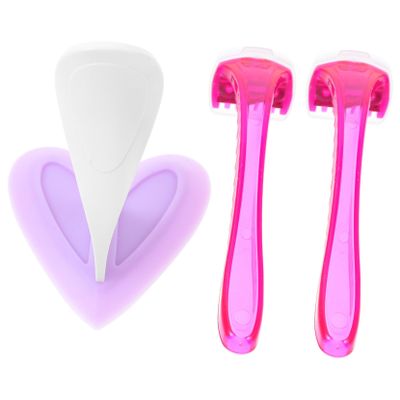 OHPHCALL 3pcs Bikini Shaver Women Hair Trimmer Razor Plastic Hair Removal Tool for Bikini Body Underarm