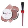 bayfree Multi Cream Blush & Blush Brush Set, Korean Makeup Blush for Cheeks, Multi-Use Face Balm, Lightweight & Hydrating, Blendable Color, Non-Greasy, Soft Bristles for Radiant Finish (Nude Gardenia) view 1