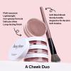 bayfree Multi Cream Blush & Blush Brush Set, Korean Makeup Blush for Cheeks, Multi-Use Face Balm, Lightweight & Hydrating, Blendable Color, Non-Greasy, Soft Bristles for Radiant Finish (Nude Gardenia) view 2