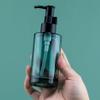 100ML/3.4OZ Empty Glass Pump Bottles Refillable Bottle with Black Pump Head Cosmetic Cream Lotion Dispenser for Essential Oil Emulsion Essence Portable Travel Bottle(Blue) view 4