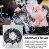 5Pack Individually Wrapped Deep Conditioning Heat Hair Cap with Ear Plug Cotton Ball; Aluminum Foil Reusable Hair Processing Caps Shower Cap Hair Dye Cap for Hair Treatments and Salon Use view 2