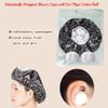 5Pack Individually Wrapped Deep Conditioning Heat Hair Cap with Ear Plug Cotton Ball; Aluminum Foil Reusable Hair Processing Caps Shower Cap Hair Dye Cap for Hair Treatments and Salon Use view 4