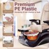 400-Count Clear Spa Liners  48" x 48" x 9.5 Mic, Disposable Pedicure Liners  Universal Fit for Most Foot Spa Tubs  Hygienic & Convenient for Salons, Spas & Home Use view 3