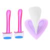 SKISUNO 3pcs Bikini Trimmer Set Women Hair Razor for Bikini Body Underarm Safe Comfortable Plastic Shaving Kit view 1