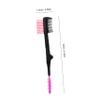 Beatifufu 3pcs Portable Double Foldable Eyebrow and Eyelash Comb Compact Beauty Tool for Eyebrow Grooming and Lash Curling Yellow Orange and view 2